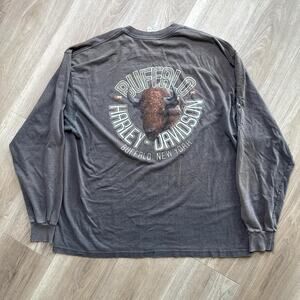 Harley davidson Buffalo New York long sleeve tee
